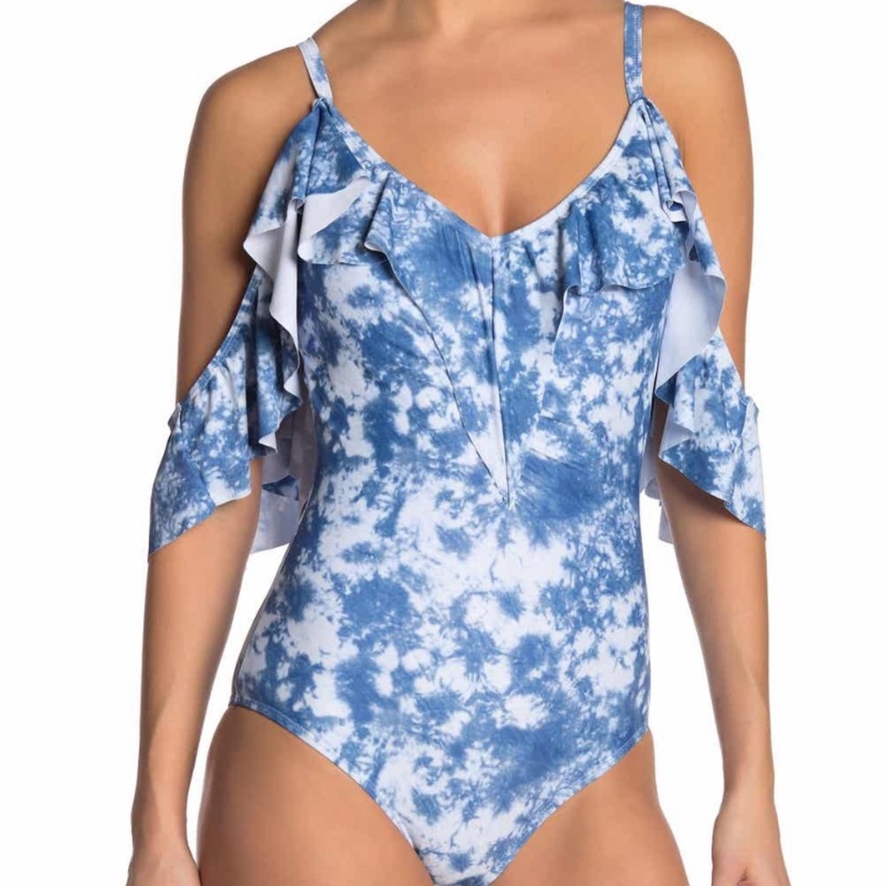 Nicole miller tie die swimsuit NWT $120